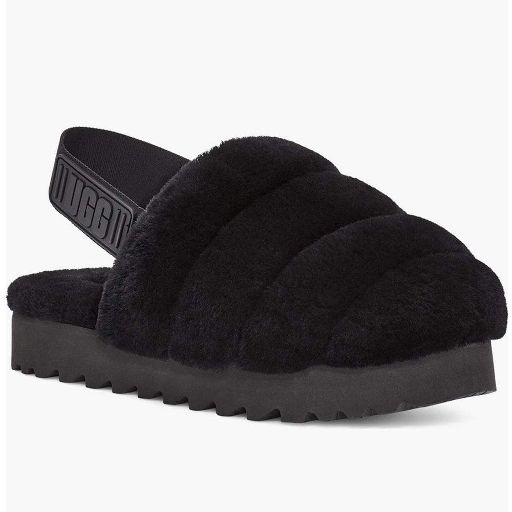 !!SALE!! UGG® ‘Super Fluff Genuine Shearling Slingback Slipper’